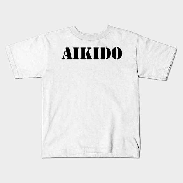 I love aikido Kids T-Shirt by busines_night